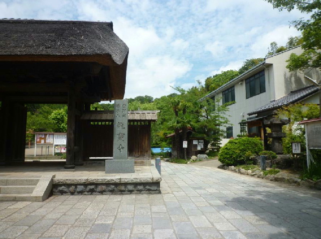 写真 龍宝寺 山門とふるさと館.jpg